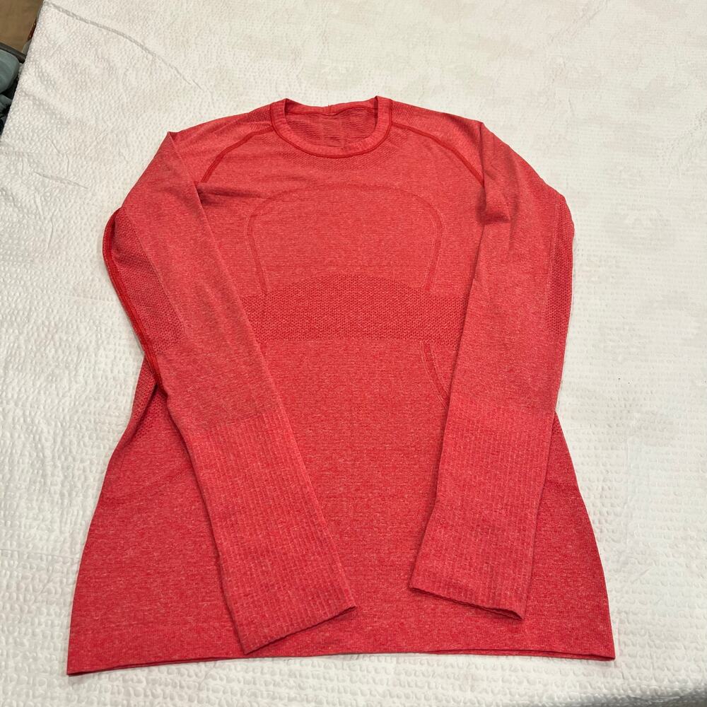 Lululemon Swiftly Tech Long Sleeve Red Size 6 Wom… - image 2